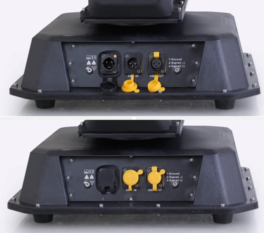 Moving Head:Very strong beam, IP65 outdoor waterproof, 371w Osram 18R or 461w Osram 22R